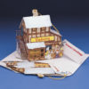 Village Bakery Pop Up Christmas Holiday Card Ornament