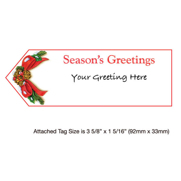 Sentiment Tag - Cardinal Birdhouse - Holiday Greeting