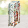 Rose Garden Trellis Pop Up Greeting Card - Side View