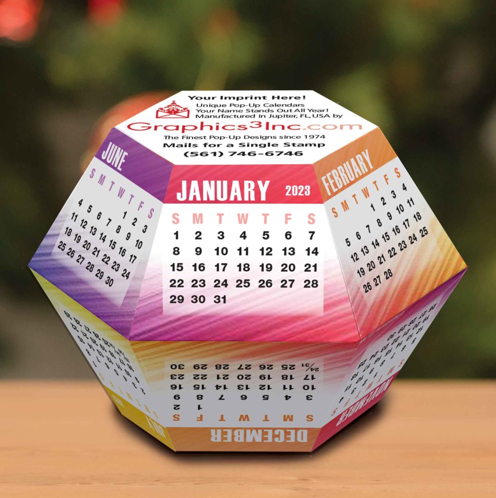 2023 Pastels PopUp Calendars Graphics3 Inc