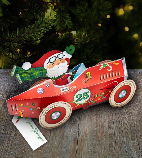 NEW Design - Santa Special Pop-Up Christmas Card Ornament - Image 3