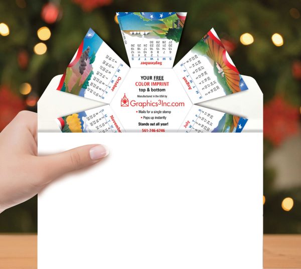 2027 America the Beautiful Pop-Up Calendar - Image 2